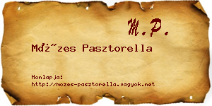Mózes Pasztorella névjegykártya